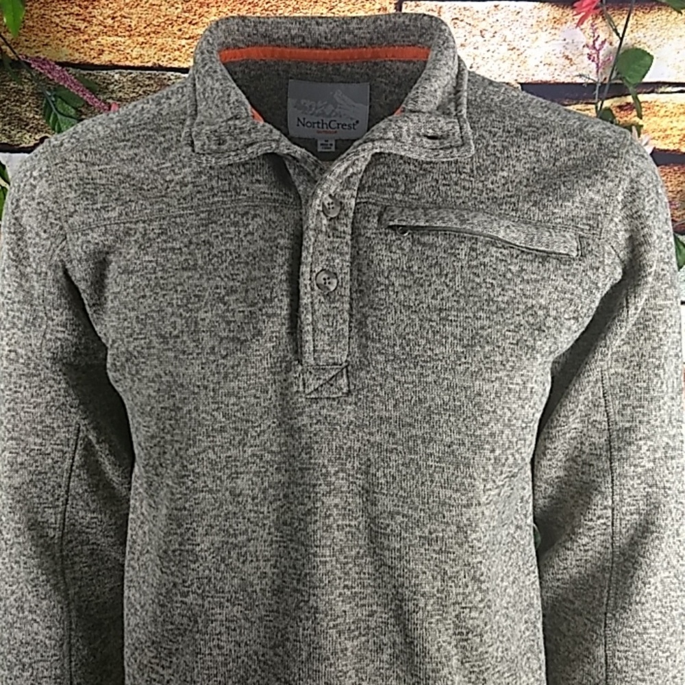 North Crest Outdoor quarter-button sweatshirt From SHOPKO SIZE M